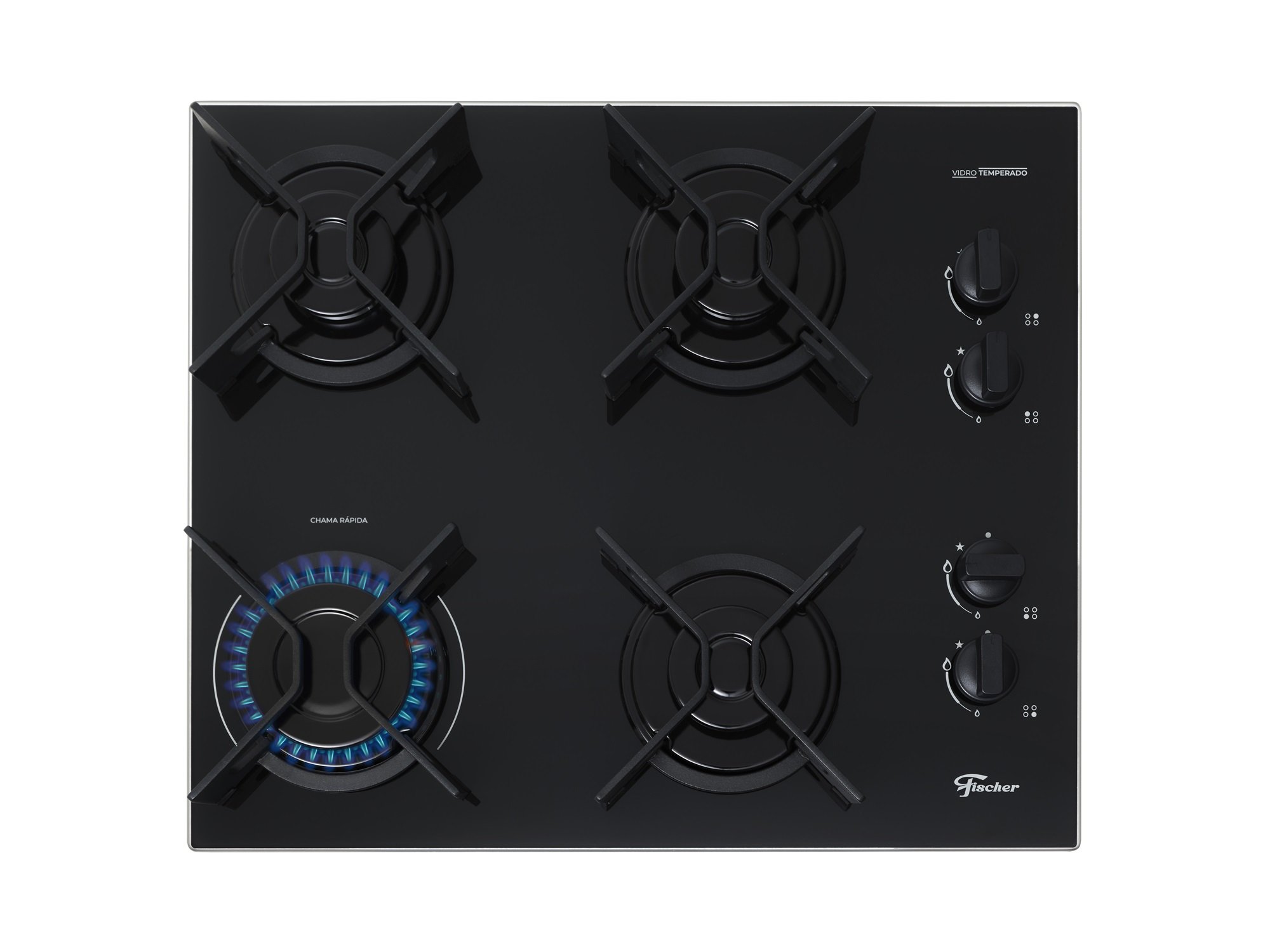 Fogão Cooktop Fischer 4 Bocas Fit Line 36310-102671
