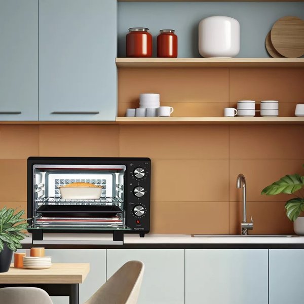 forno eletrico de bancada 25 litros fogatti black i25 4