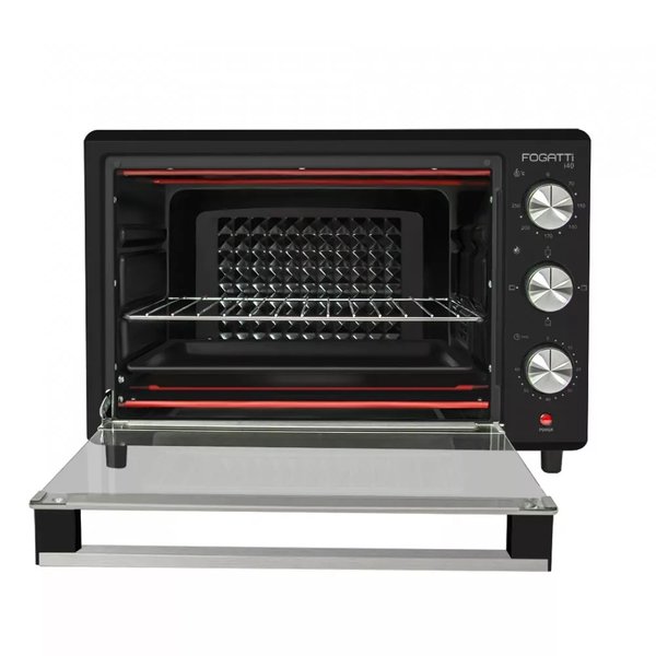 forno eletrico de bancada 40 litros fogatti black i40 2