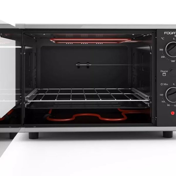 forno eletrico de bancada 40 litros fogatti top 40 black 2