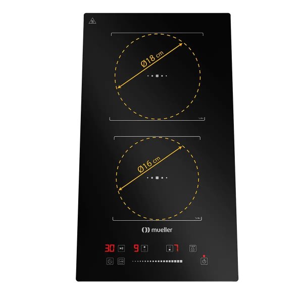cooktop mueller 2 bocas de inducao mcn2bk 220v 6