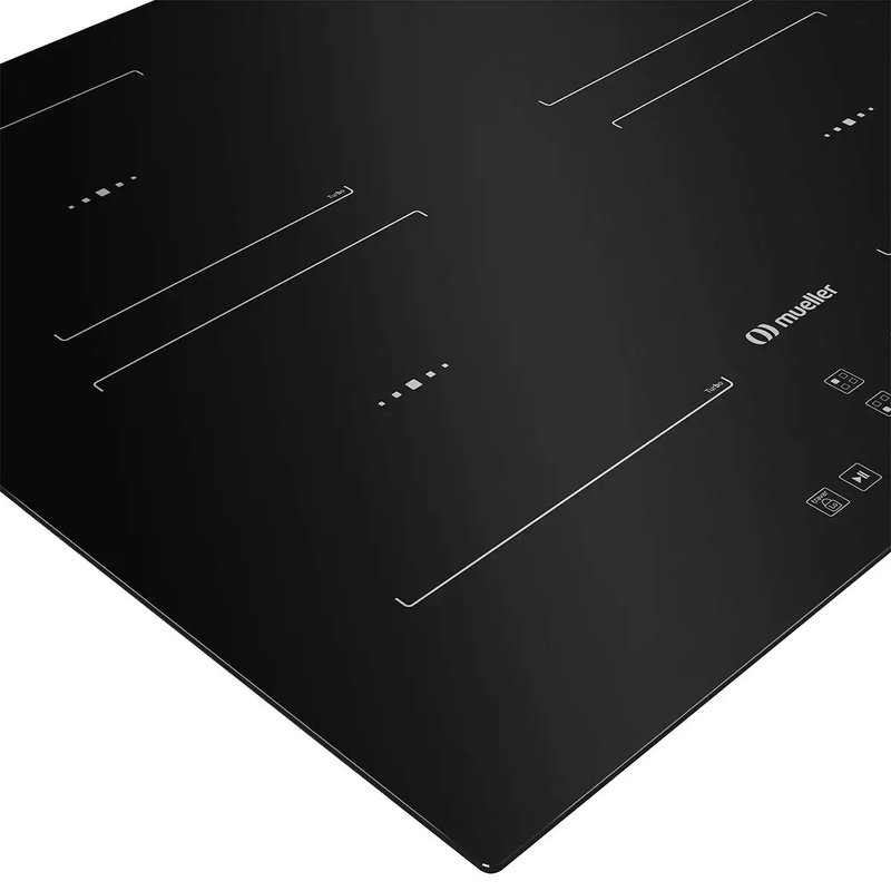 mcn4bk cooktop mueller 4 bocas de inducao com turbo 4