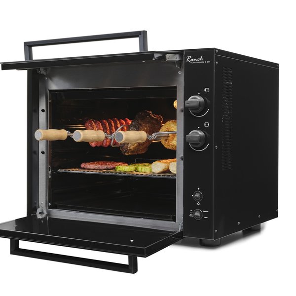 churrasqueira de balca o lateral aberto total