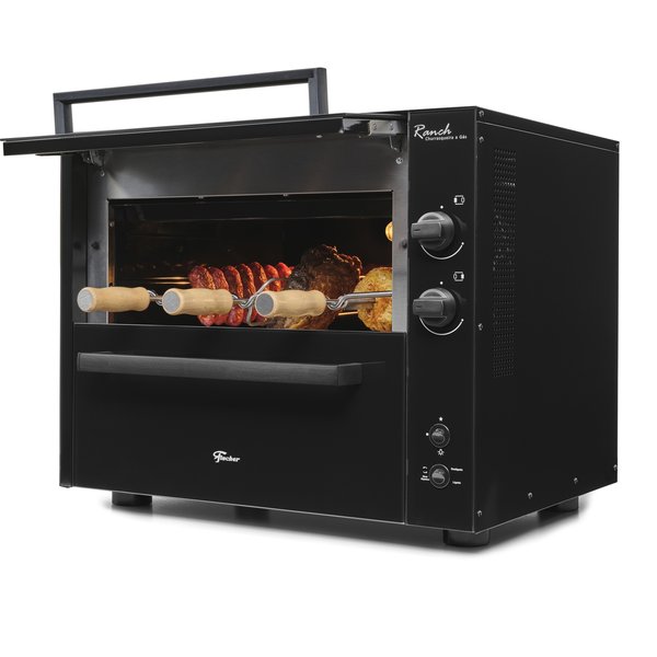 churrasqueira de balca o lateral aberto