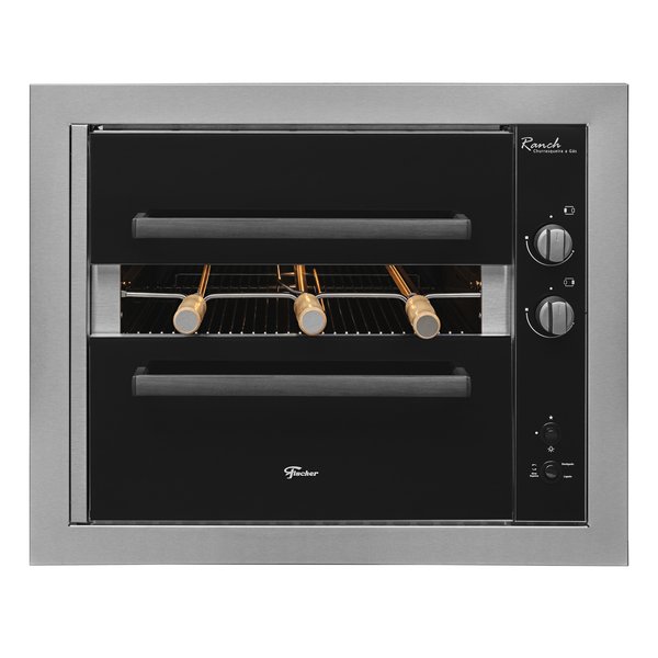 churrasqueira embutir 3e inox fechado