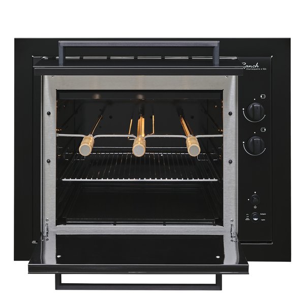 churrasqueira embutir 3e preto aberto