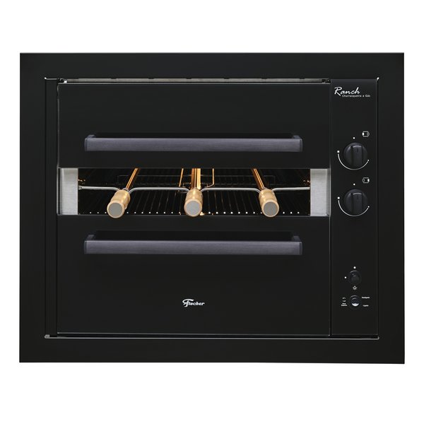 churrasqueira embutir 3e preto fechado