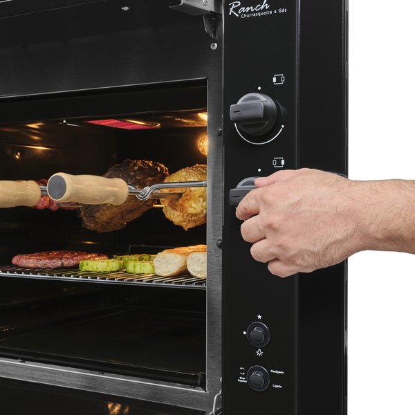 churrasqueira embutir 3e preto ma o
