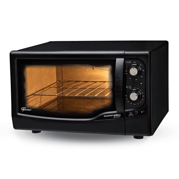 forno eletrico de bancada fischer gourmet grill 44 litros preto 3