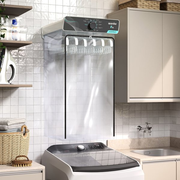 branca secadora confort 8kg branca lateral dir 7